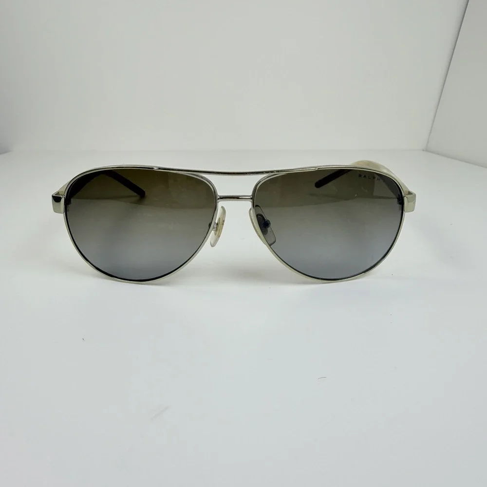 Ralph Lauren RA4004 101/T5 Polarized Aviator Sunglasses Gold Cream 59-13-130